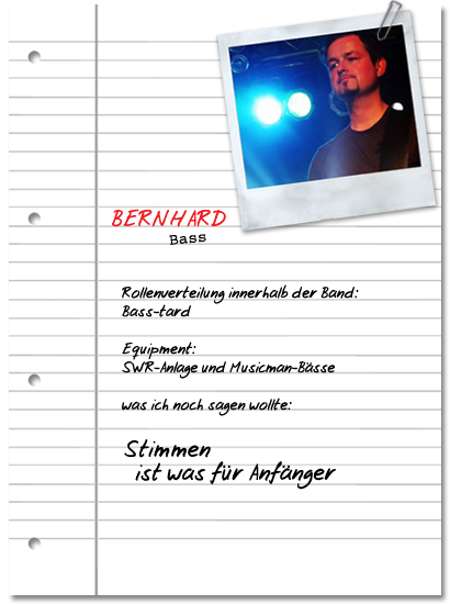 Bernhard - Bass